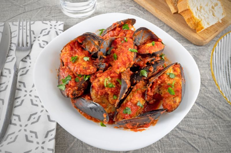 cozze ripiene alla viestana